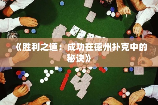 《胜利之道：成功在德州扑克中的秘诀》