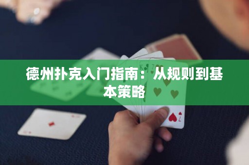 德州扑克入门指南：从规则到基本策略