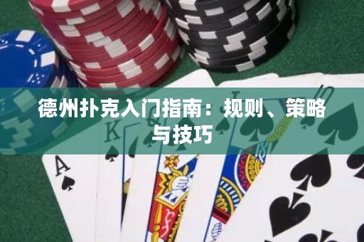 德州扑克入门指南：规则、策略与技巧