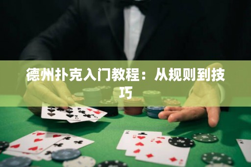 德州扑克入门教程：从规则到技巧