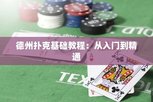 德州扑克基础教程：从入门到精通