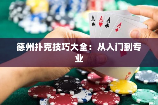 德州扑克技巧大全：从入门到专业