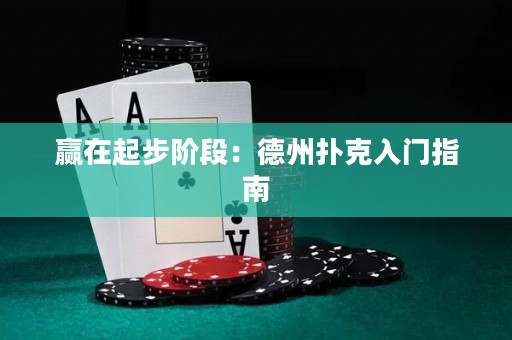 赢在起步阶段：德州扑克入门指南