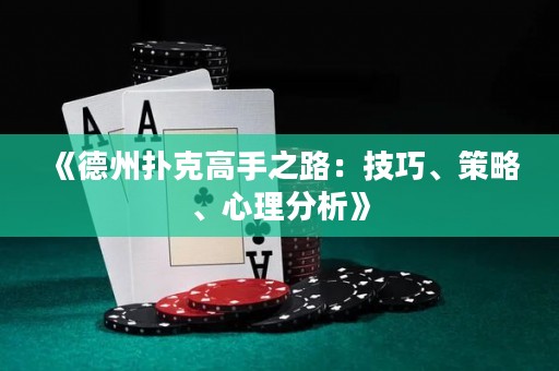 《德州扑克高手之路：技巧、策略、心理分析》