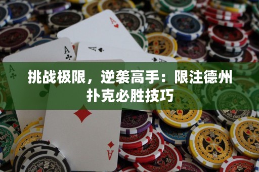 挑战极限，逆袭高手：限注德州扑克必胜技巧